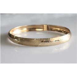 10K Yellow Gold Bangle Bracelet