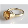Image 2 : 10K Yellow Gold Citrine Ring
