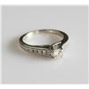 Image 1 : 14K White Gold Diamond Ring