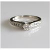 Image 2 : 14K White Gold Diamond Ring
