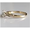 Image 2 : 14K Yellow Gold Marquis Diamond Ring