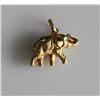 Image 1 : 14K Yellow Gold Elephant Pendant