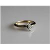 Image 1 : 14K Yellow Gold Marquis Diamond Ring