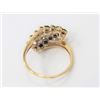 Image 3 : 10K Yellow Gold Sapphire and Diamond Ring