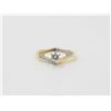 Image 2 : 14K Yellow Gold Diamond Ring