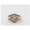 Image 2 : 14K Yellow Gold Marquis Diamond Ring
