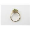 Image 3 : 10K Yellow Gold Estate Emerald Ring