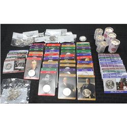 Assorted lot of Dollars, Halves and Quarters