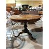 Image 2 : ANTIQUE INLAYED PEDESTAL TABLE (WALNUT)