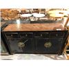 Image 2 : ASIAN STYLE BLACK PAINTED SIDEBOARD