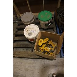 PALLET LOT OF DRILLS AND BUCKETS