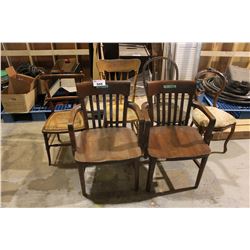 LOT OF 6 VINTAGE CHAIRS