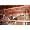 Image 1 : LOT OF MISC FURNITURE ON PALLET RACKING