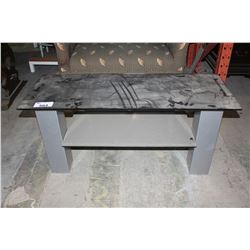 GLASS TOP TV STAND