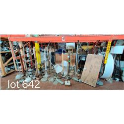 LARGE LOT OF FLOOR LAMPS