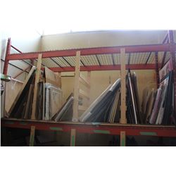 LARGE LOT OF ARTWORK ON UPPER PALLET RACKING