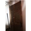 Image 4 : LARGE ANTIQUE WOODEN DOOR WITH SLIDER