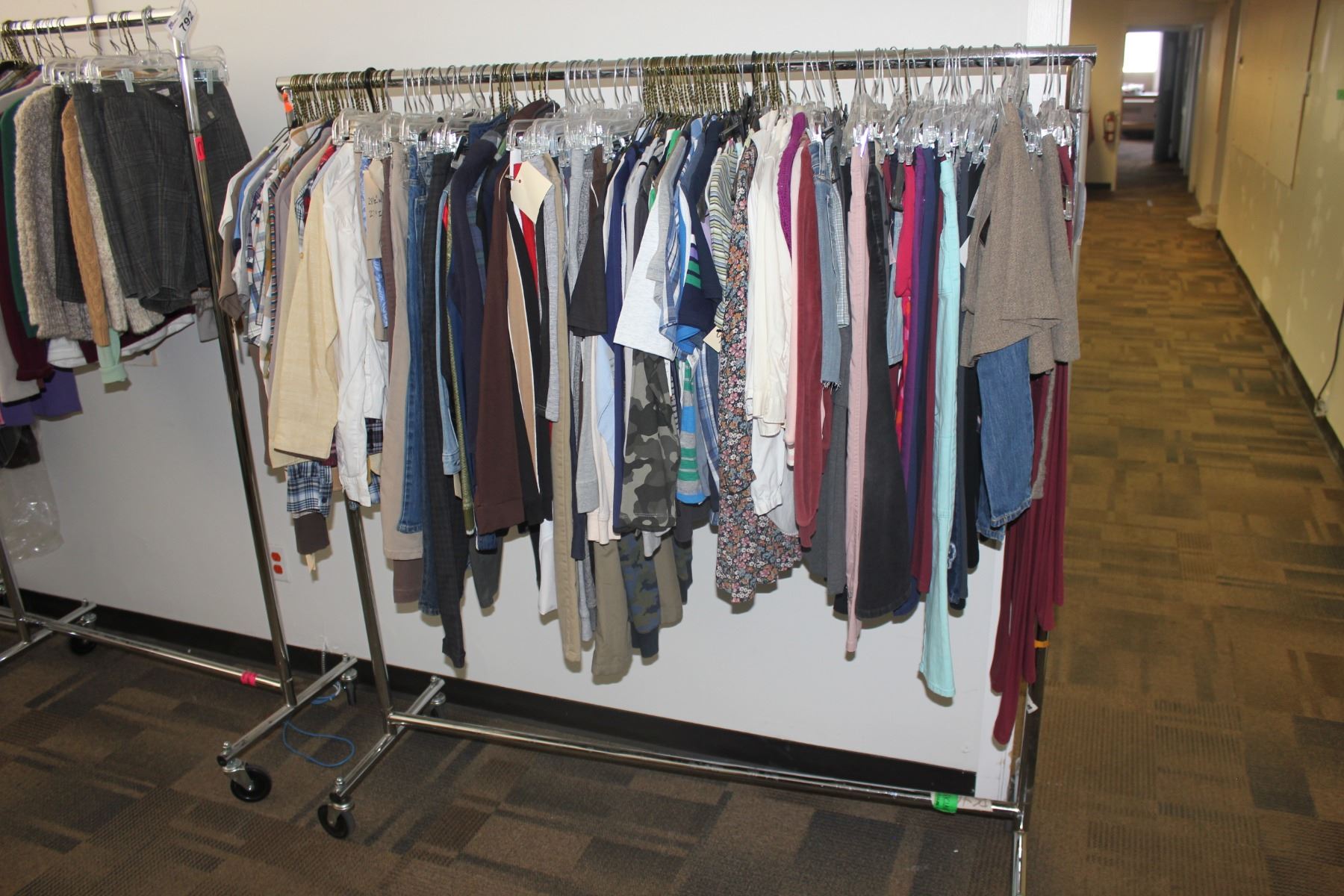 ROLLING RACK OF COSTUMES AND CLOTHING, RACK NOT INCLUDED - Able Auctions