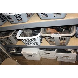 SHELF LOT OF WARDROBE SHOES