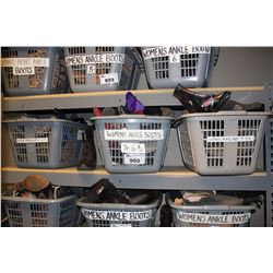 SHELF LOT OF WARDROBE SHOES