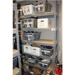 METAL SHELVING UNIT, CONTENTS NOT INCLUDED