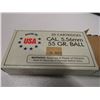 Image 2 : 10 Boxes Of Winchester Ammo 5.56 Mm 55 Grain Ball