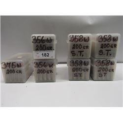 7 Plastic Cases Of Misc Ammo