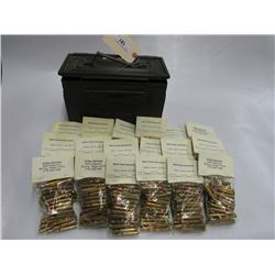 Metal Ammo Box Full Of .223 555p Grain Ammo