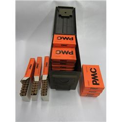 Metal Ammo Box Full Of P M C 30-06 Springfield