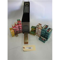 Metal Ammo Box Full Of .22 Long Rifle