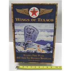 Wings Of Texaco Die Cast Metal Replica Plane