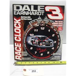 Dale Earnhardt 3 Race Clock In Box