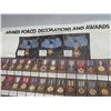 Image 4 : Armed Forces Decorations And Awards Poster W/
