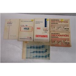 Group Of 6 Pilot And Aviation Manuals