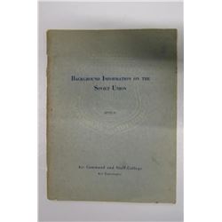 Background Information On The Soviet Union Book