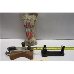 2 Vintage Gun Stands W/ All American Lead Shot