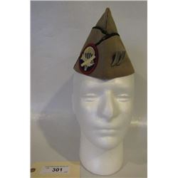 Vintage U S Army Airborne Garrison Cap W/ Silver