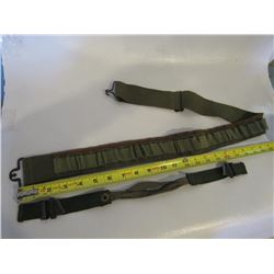 Vintage WWII Cloth Ammo  Accessory Belt