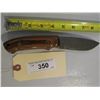 Image 3 : Hunting Knife W/ Inlaid Wooden Handle