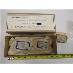 Lot Of WWII Goggles, Frames, Flying Goggles