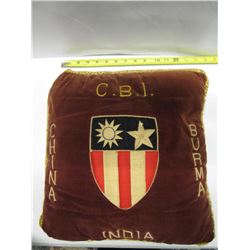 WWII CBI Theater Pillow