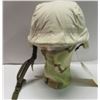 Image 1 : U.S. Military Helmet M-3 W/ Cream Cover