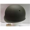 Image 2 : Vintage Army Helmet Metal Military Battle Green