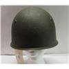 Image 3 : Vintage Army Helmet Metal Military Battle Green