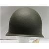 Image 4 : Vintage Army Helmet Metal Military Battle Green