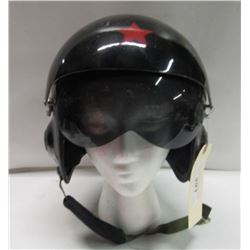 Black Fighter Pilot Helmet