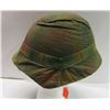 Image 2 : WWII German Black Finish Helmet  W/cover