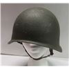 Image 1 : Vintage Army Helmet Metal Military Battle Green