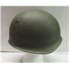 Image 4 : Vintage Army Helmet Metal Military Battle Green