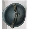 Image 6 : WWII Era Steel Pot Helmet W/ Chinstrap